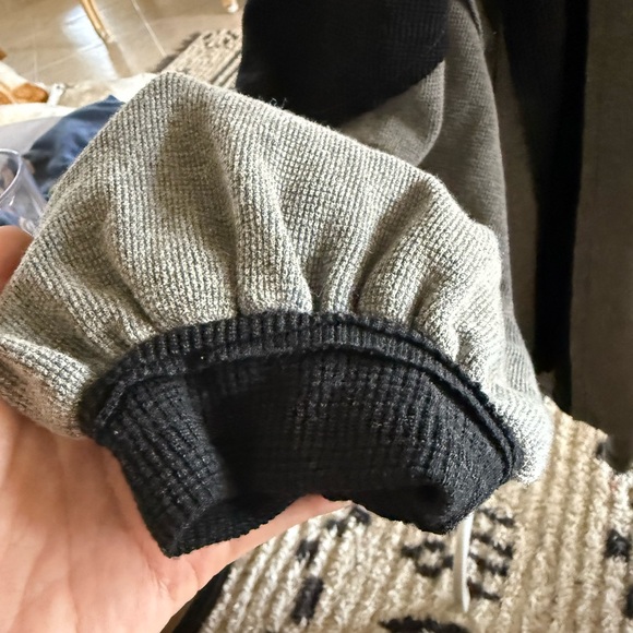 POL Black and Gray Knit Button Up - Picture 6 of 8